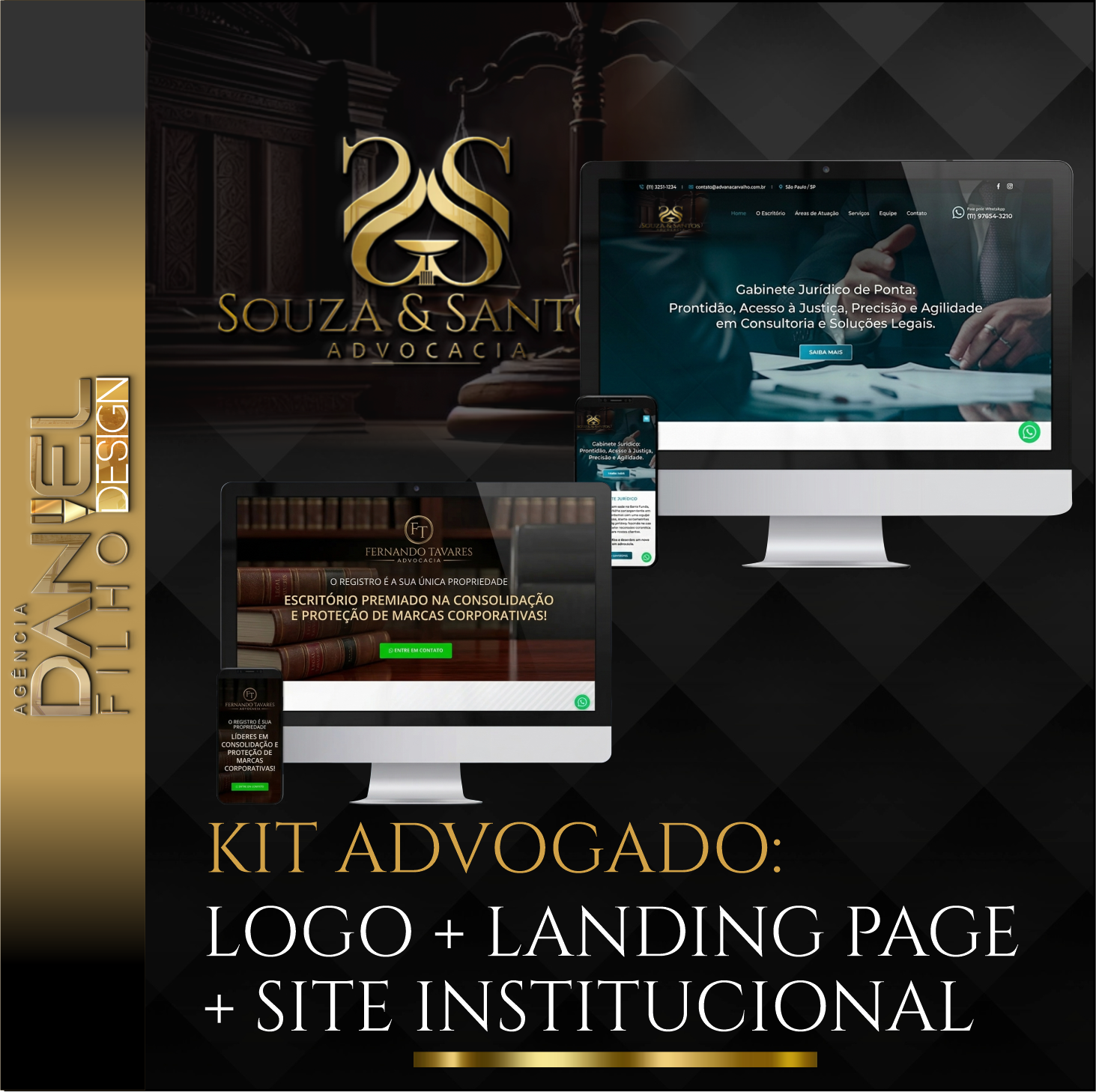 KIT ADVOGADO - LOGO + SITE INSTITUCIONAL+ LANDING PAGE EM SÃO PAULO-RJ-FORTALEZA-RIOGRANDE DO SUL BRASIL