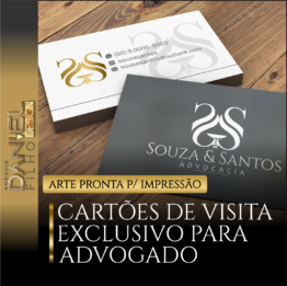 CARTÕES DE VISITA EXCLUSIVO PARA ADVOGADO