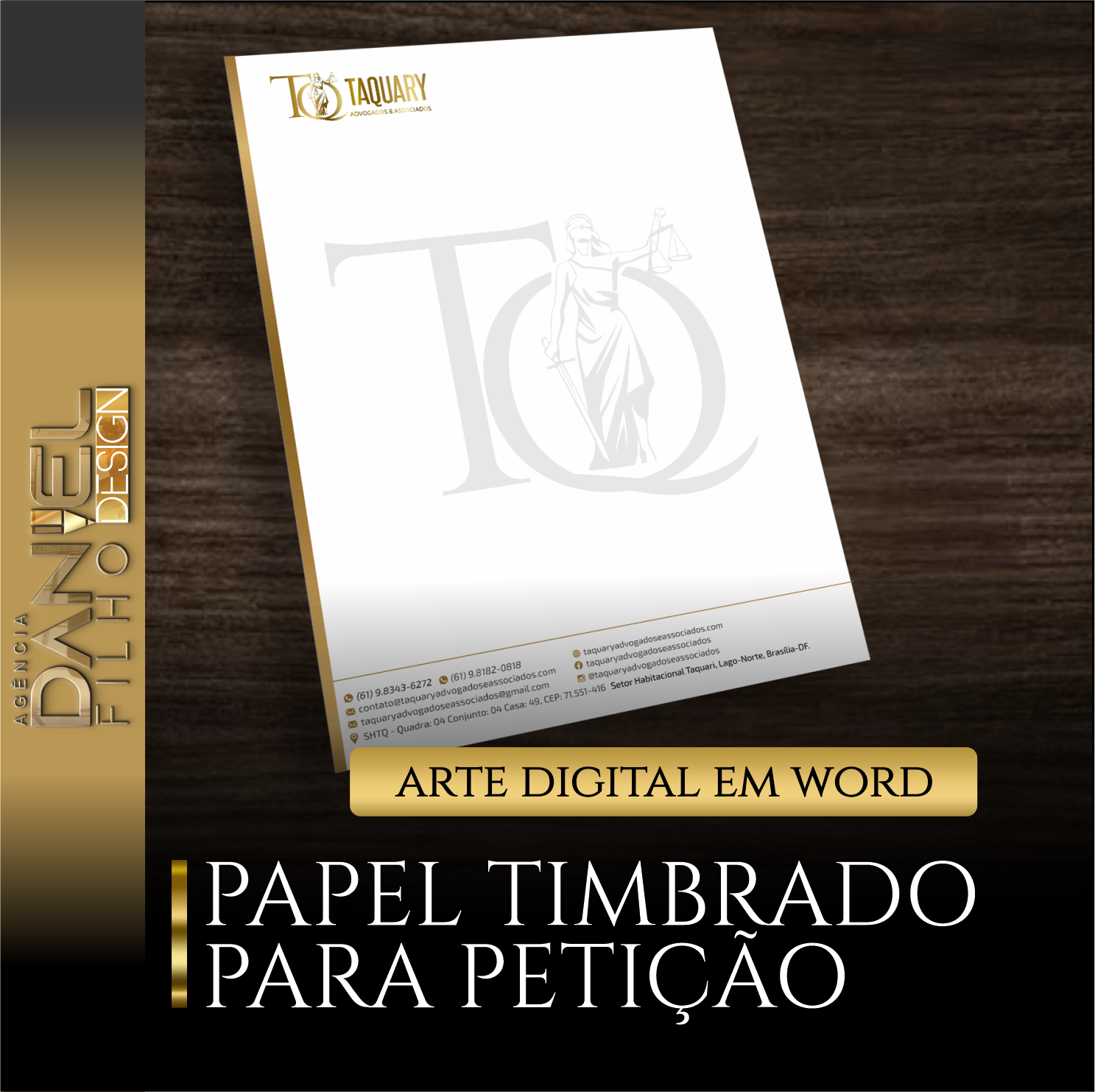PAPEL TIMBRADO PARA PETIÇÃO