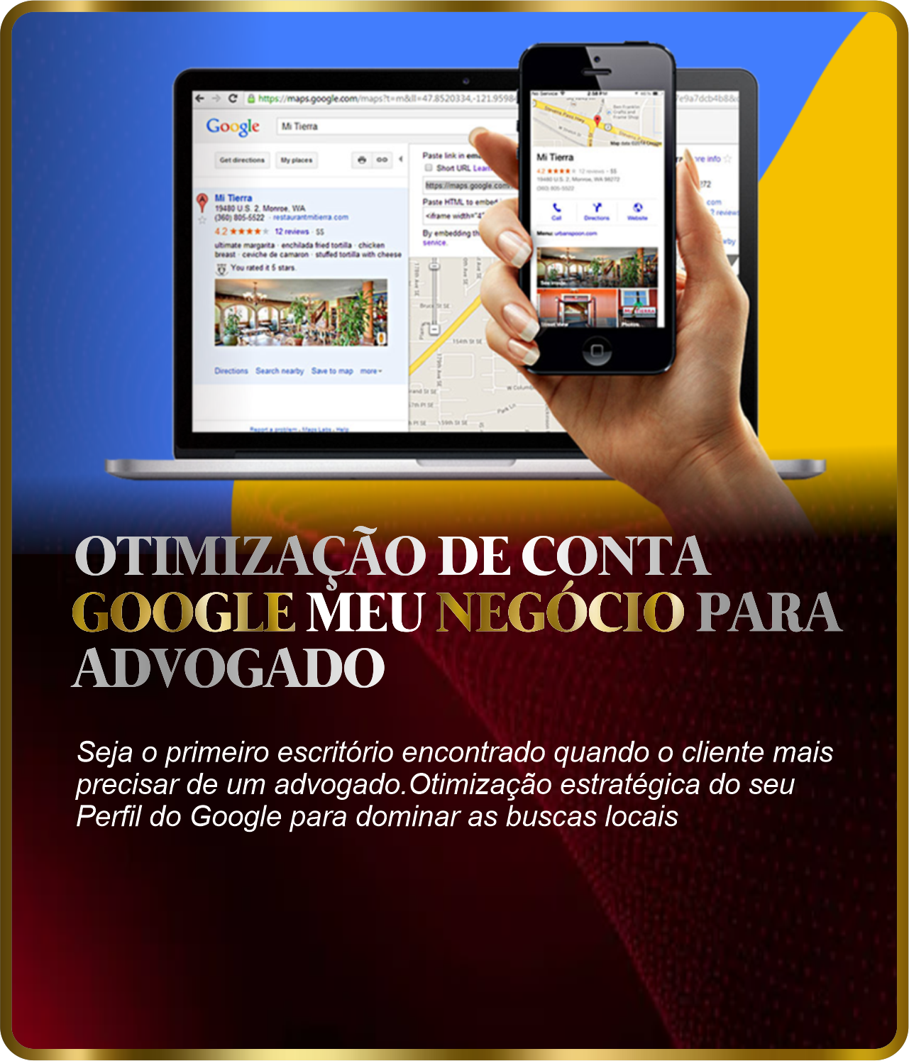 hotimização de perfil de google empresas 002